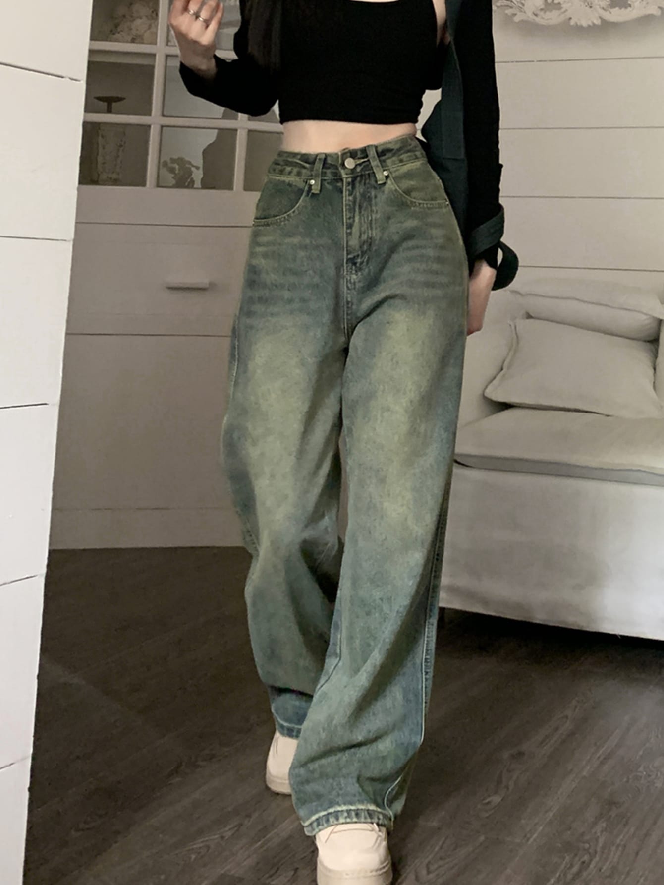 Valenzora | Baggy-Denim-Jeans