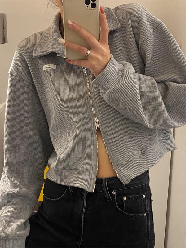 Valenzora | Crop Jacket with Zipper