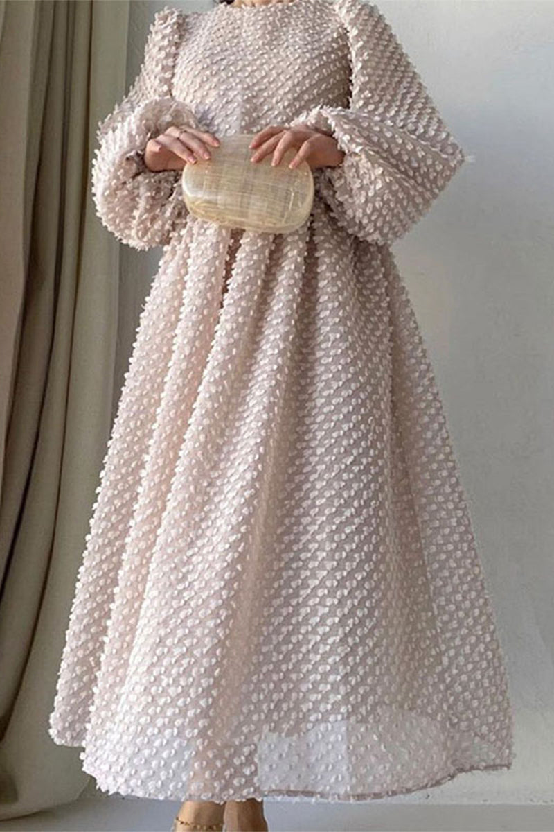 Valenzora | Elegant Simple Patchwork O-Neck A-Line Dresses - 5 Colors
