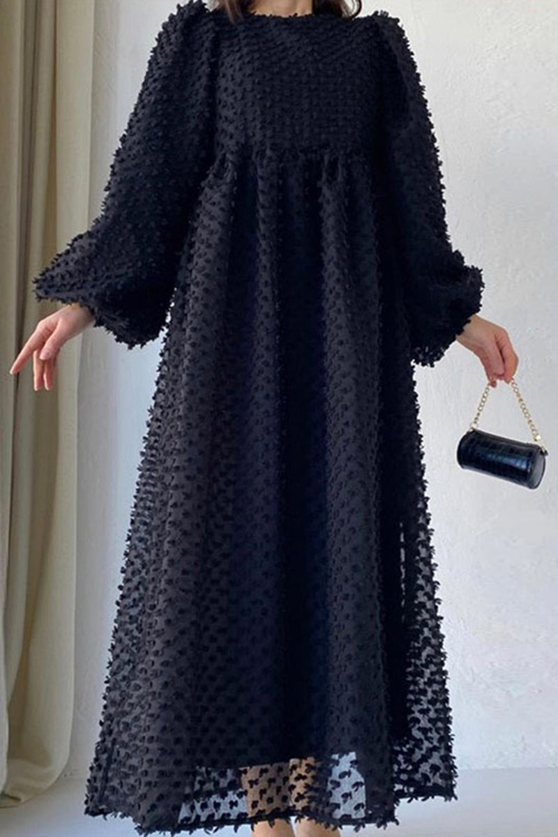 Valenzora | Elegant Simple Patchwork O-Neck A-Line Dresses - 5 Colors