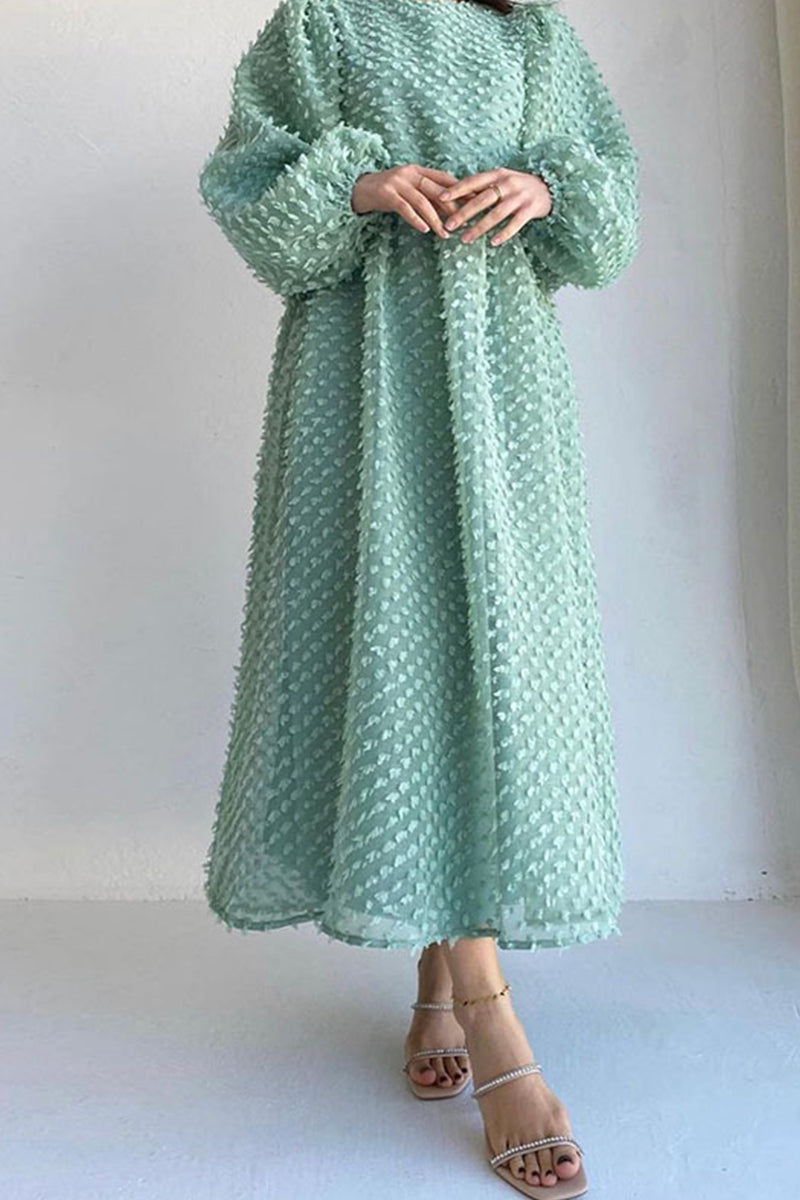 Valenzora | Elegant Simple Patchwork O-Neck A-Line Dresses - 5 Colors