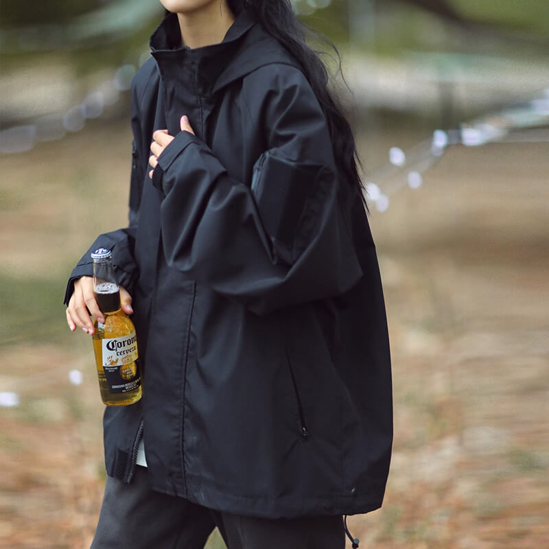 Valenzora | Oversized hooded jacket