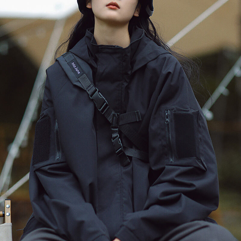 Valenzora | Oversized hooded jacket