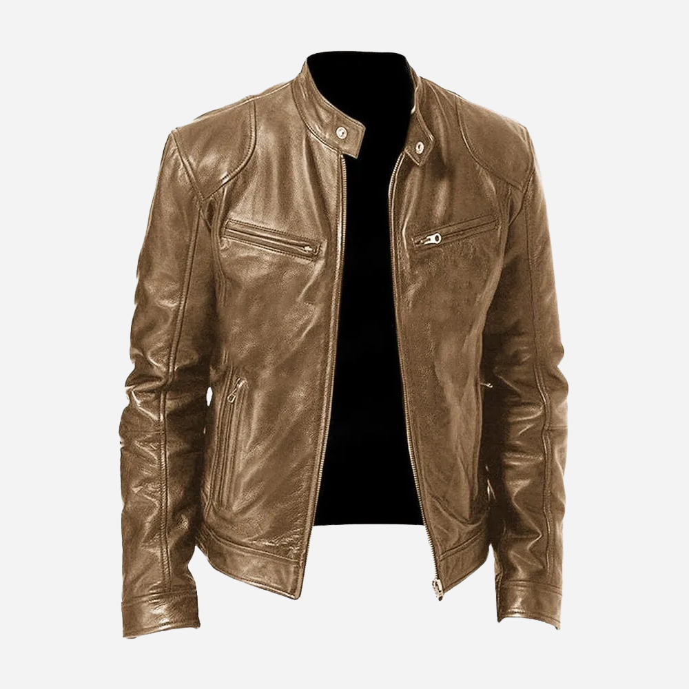 Valenzora | Stylish Moto Leather Jacket
