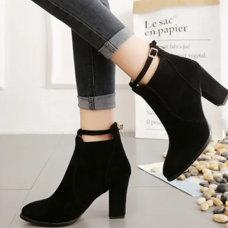 Valenzora | High block heel boots for women