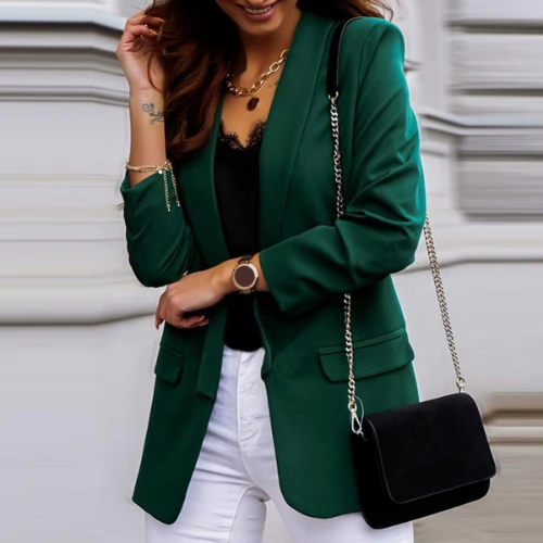 Valenzora | Stylish women's blazers with single button closure, ideal for work