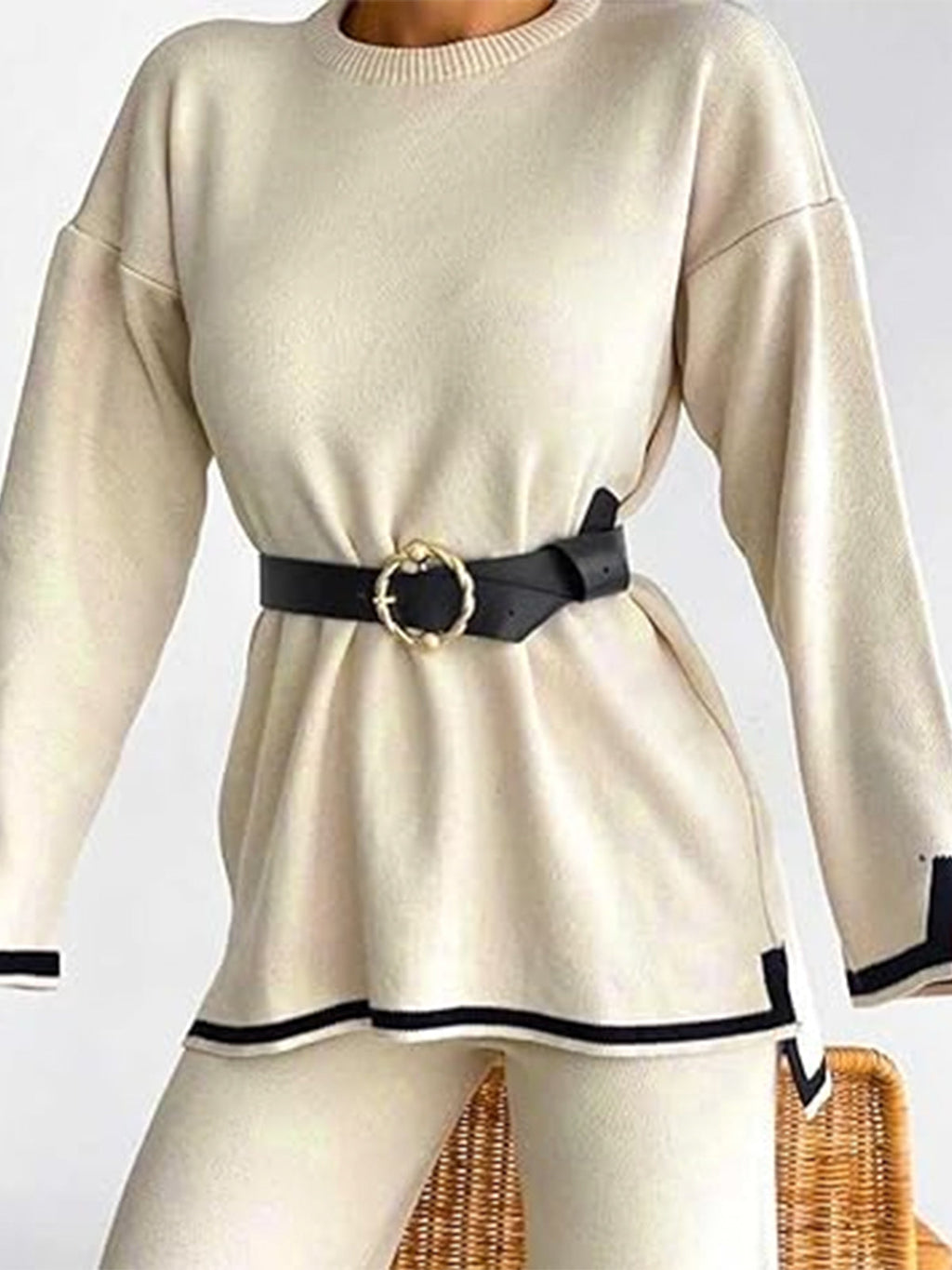 Valenzora Elastic Knit Lounge Set