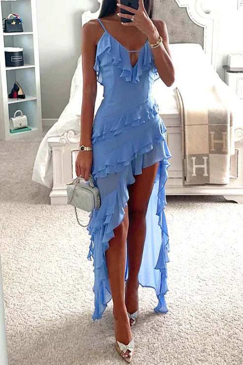 Valenzora | Trendy ruffled dress