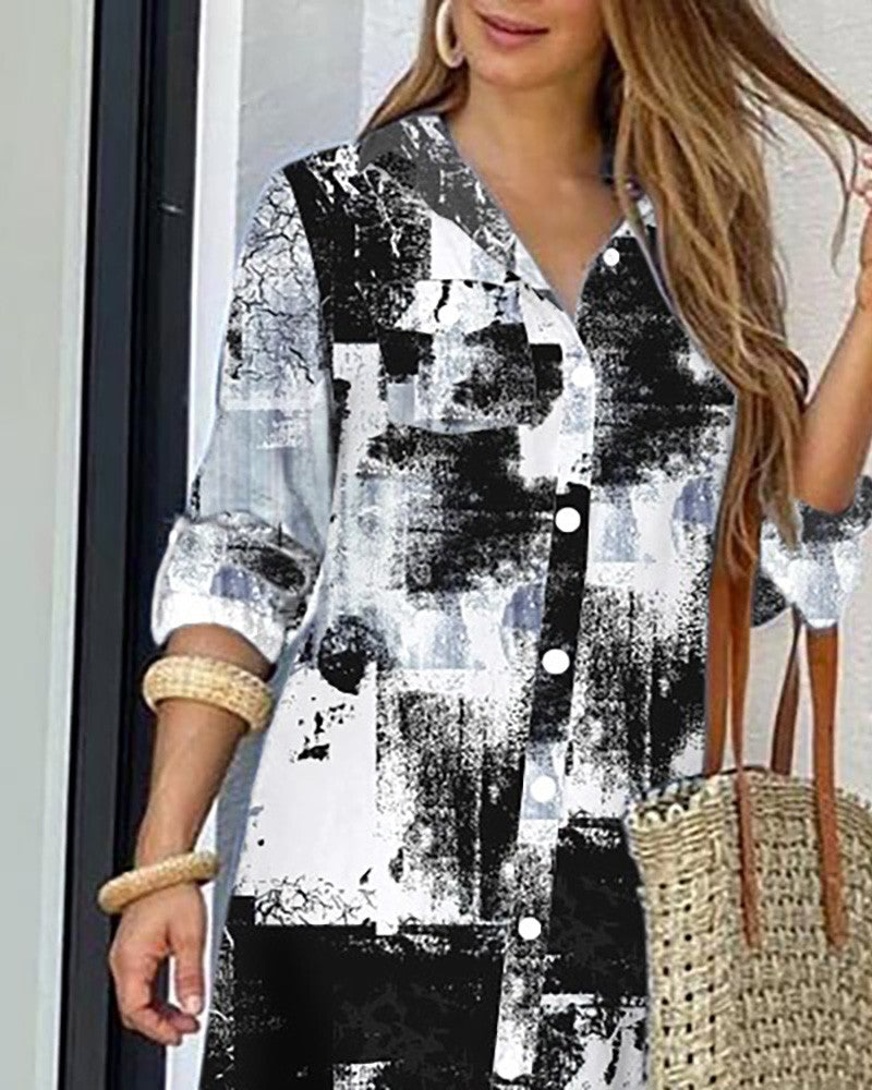 Valenzora | Spring and summer fashion sexy blouse long skirt dress