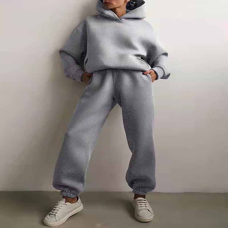 Valenzora | Part Jogging Suit - Oversized Tracksuit with Hood and Sweatpants