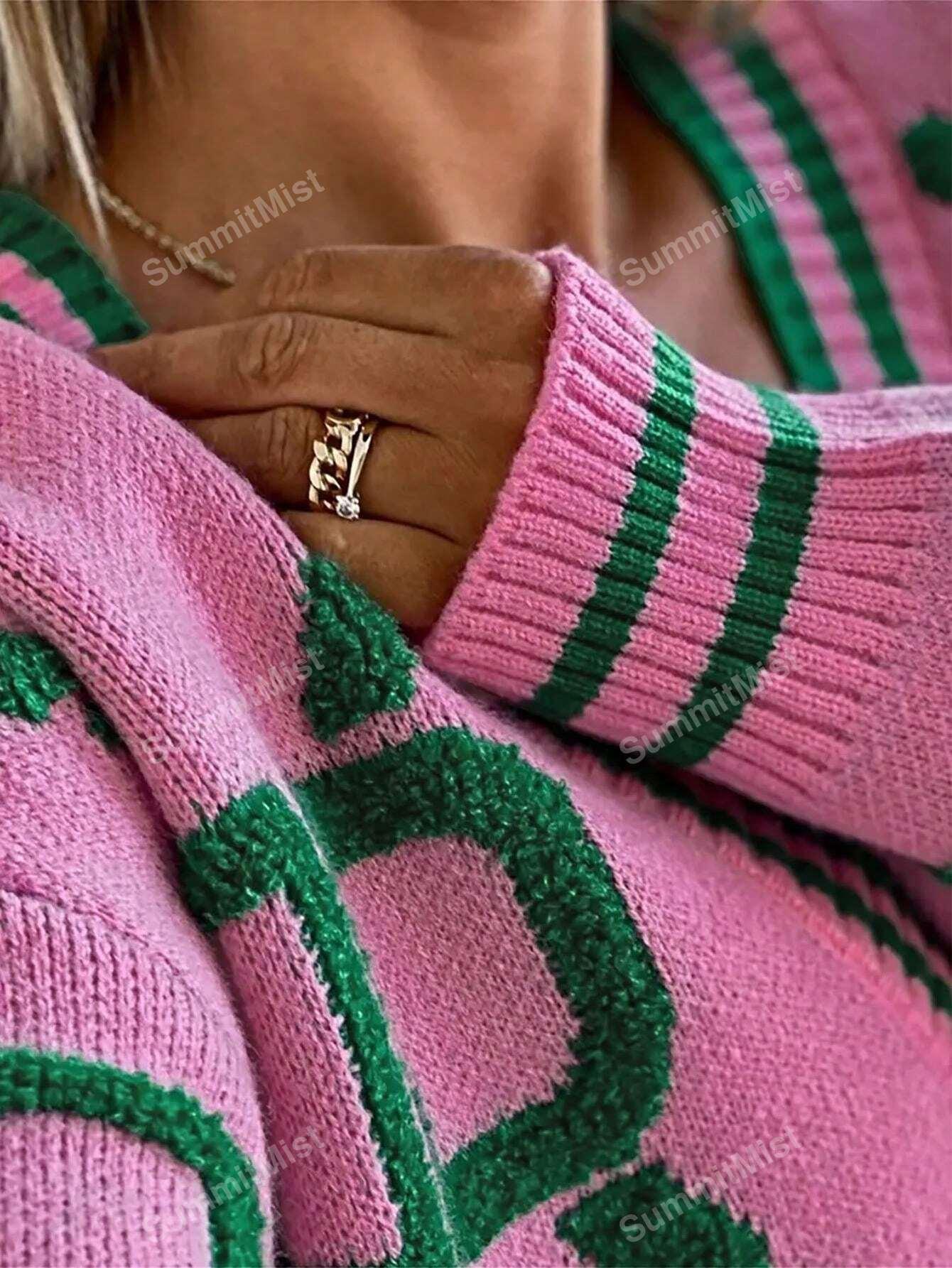 Valenzora | Damen-Cardigan mit Grafikdrucken