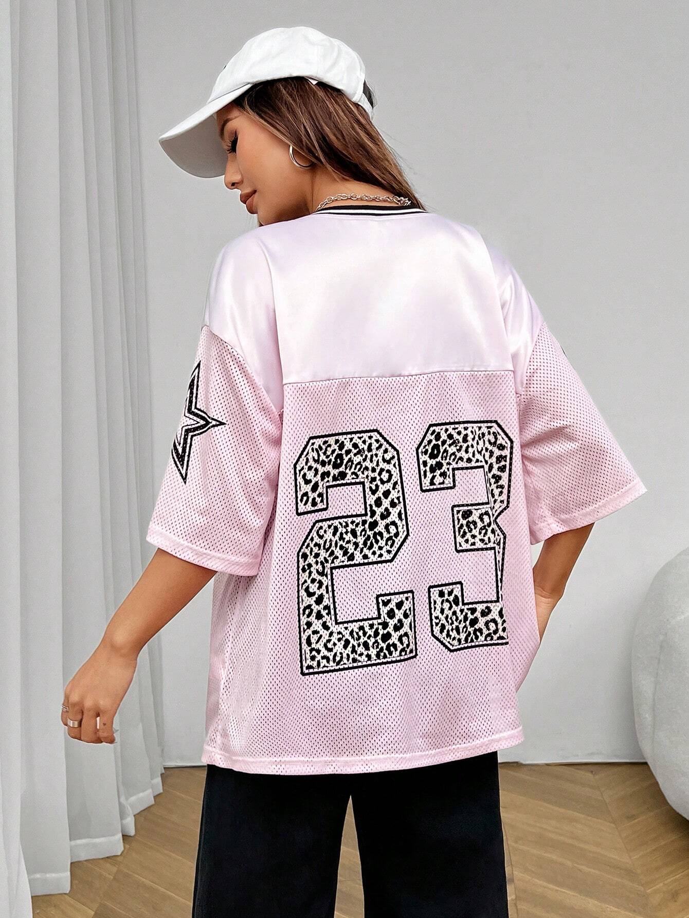 Valenzora | Jersey Shirt with Animal Print Sporty, Trendy & Streetstyle Ready