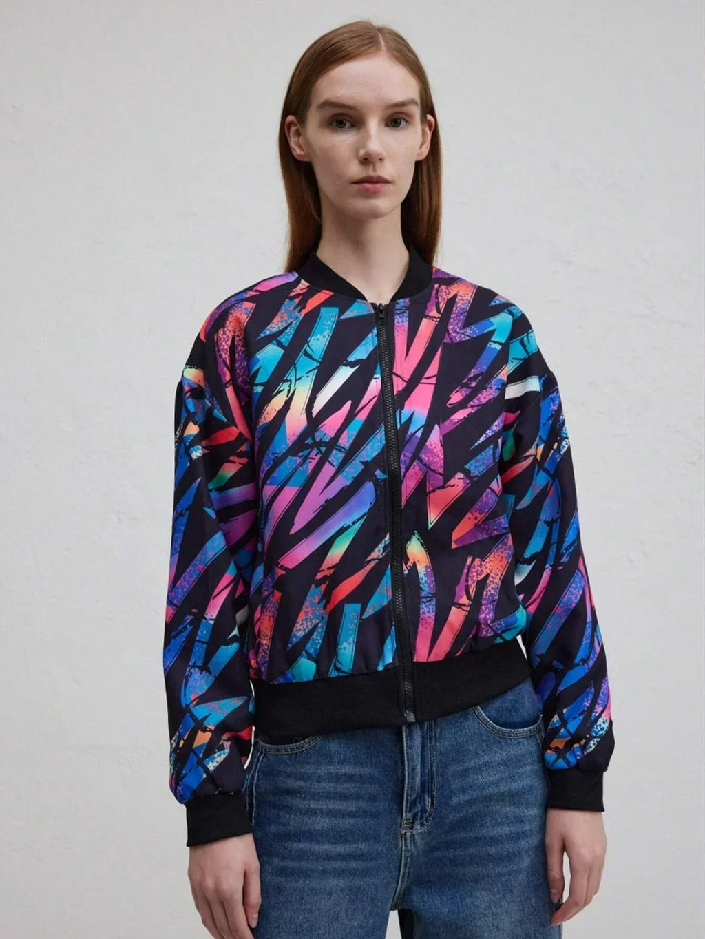 Valenzora | Autumn Winter Leisure Printed Jacket