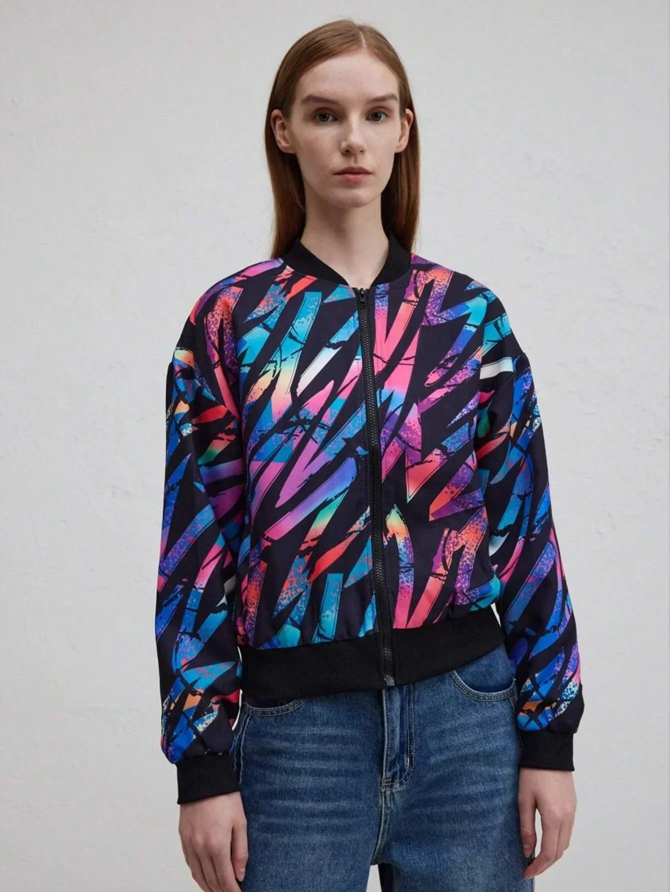 Valenzora | Autumn Winter Leisure Printed Jacket