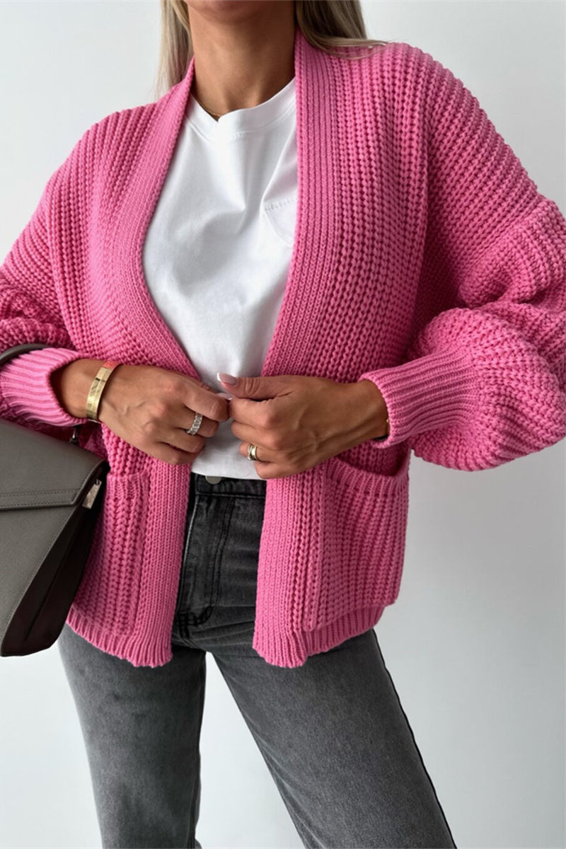 Valenzora | Lässige V-Ausschnitt-Jacke aus Taschengewebe – 5 Farben