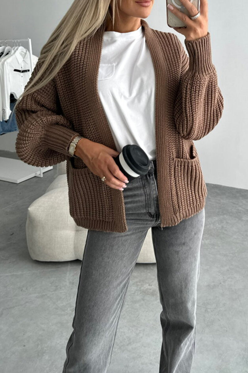 Valenzora | Lässige V-Ausschnitt-Jacke aus Taschengewebe – 5 Farben
