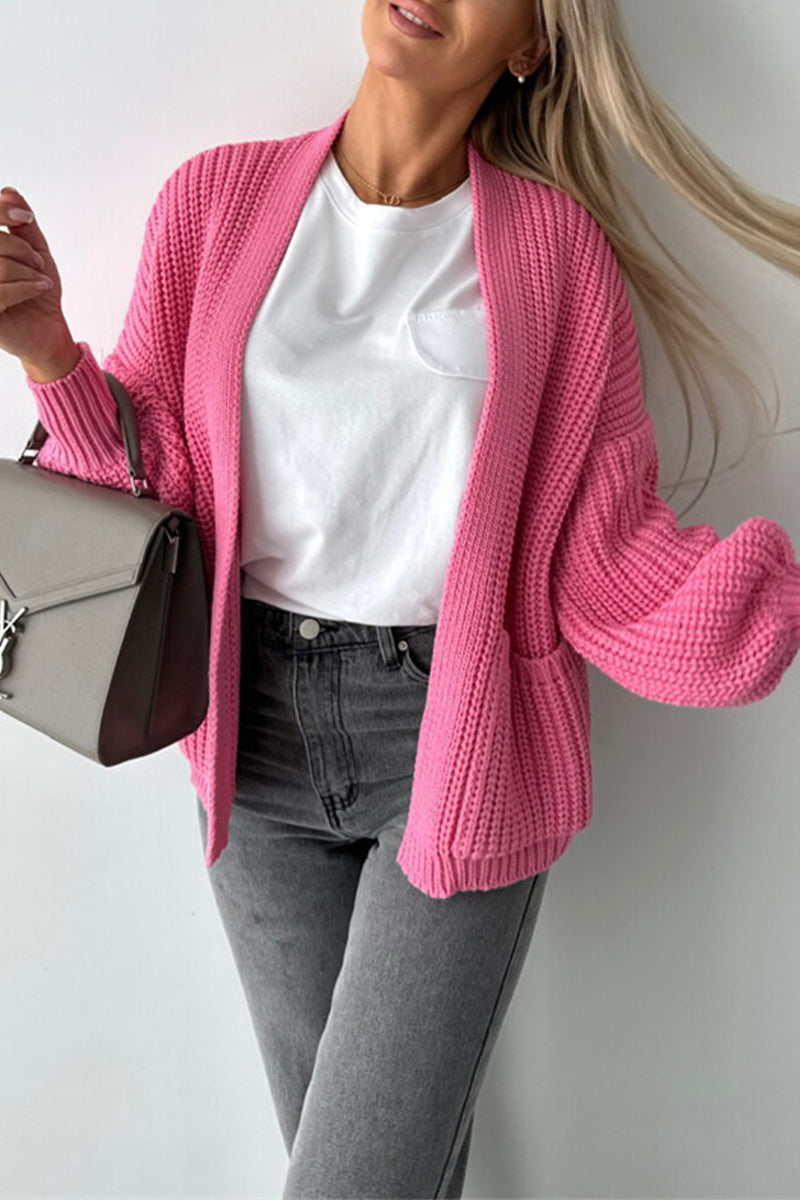 Valenzora | Lässige V-Ausschnitt-Jacke aus Taschengewebe – 5 Farben