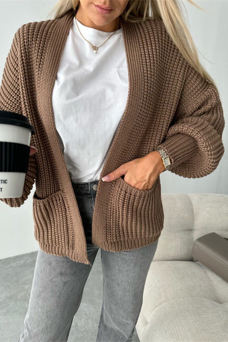 Valenzora | Lässige V-Ausschnitt-Jacke aus Taschengewebe – 5 Farben