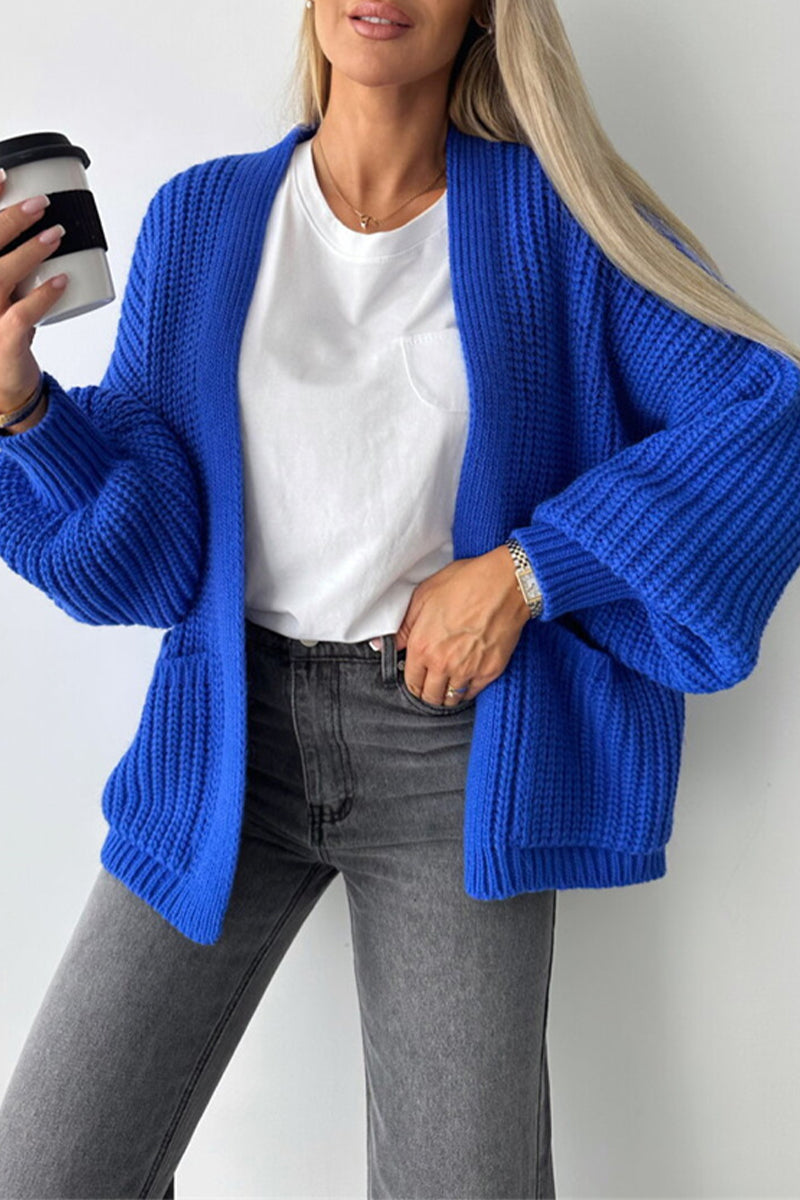 Valenzora | Lässige V-Ausschnitt-Jacke aus Taschengewebe – 5 Farben