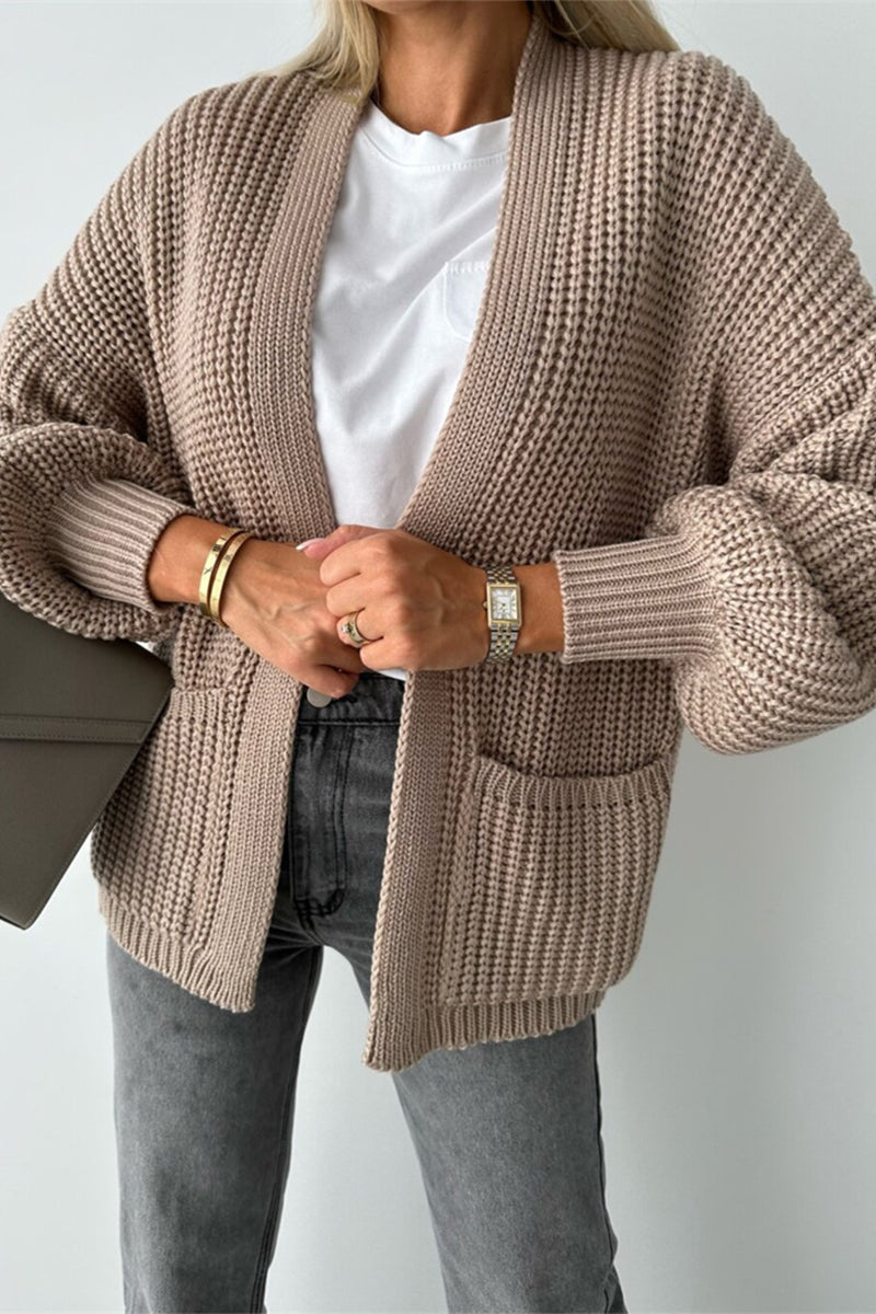 Valenzora | Lässige V-Ausschnitt-Jacke aus Taschengewebe – 5 Farben