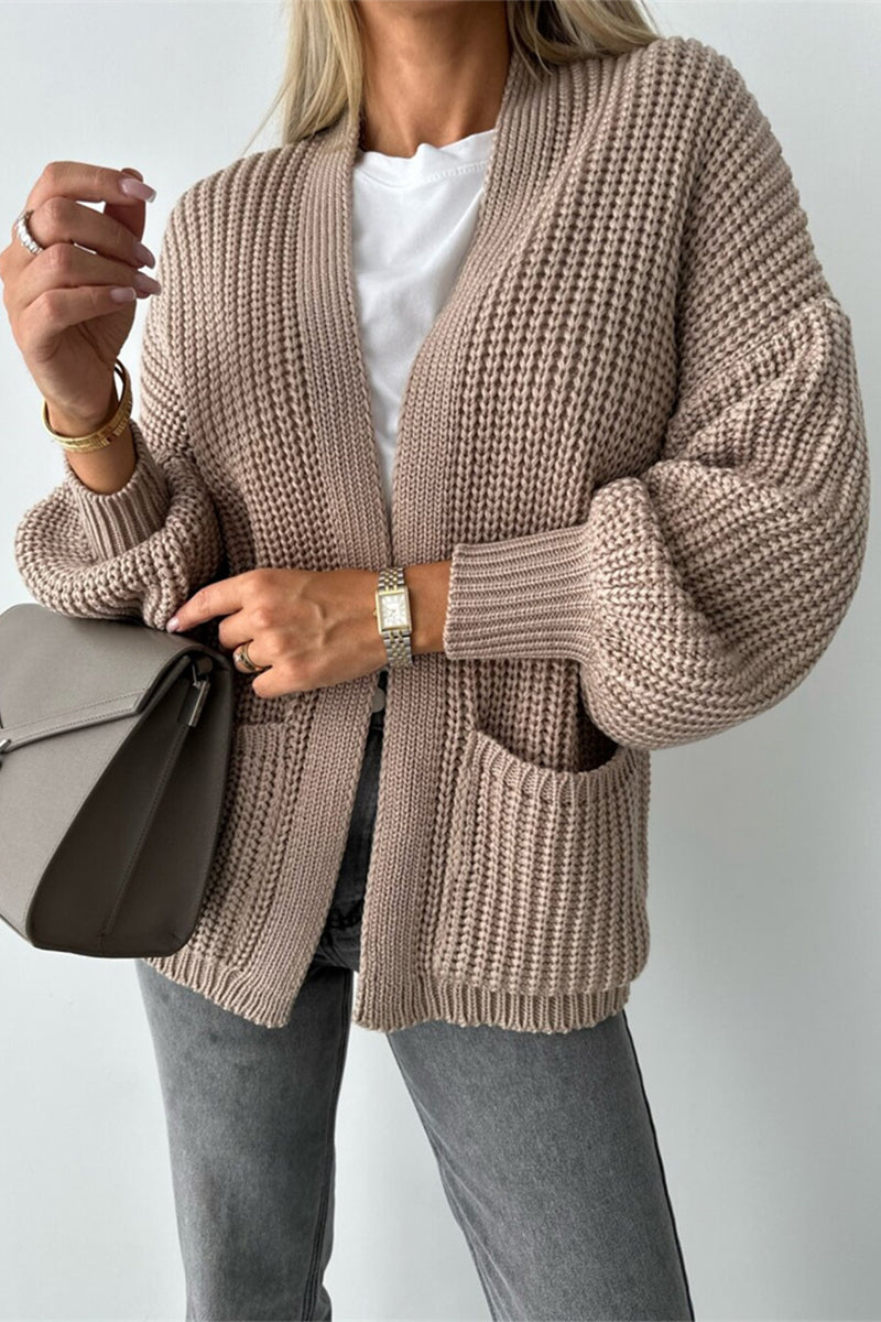 Valenzora | Lässige V-Ausschnitt-Jacke aus Taschengewebe – 5 Farben