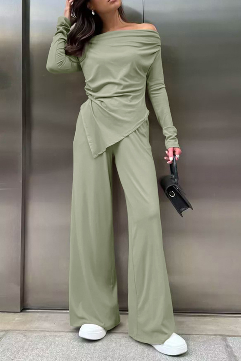 Valenzora | Stylish Autumn Streetwear Off-Shoulder Two-Piece Set for Women