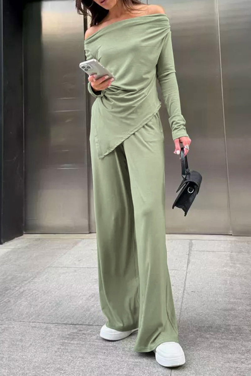Valenzora | Stylish Autumn Streetwear Off-Shoulder Two-Piece Set for Women