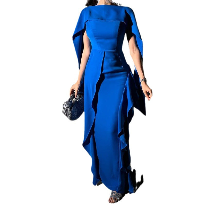 Valenzora | High-quality, stylish off-the-shoulder patchwork dress