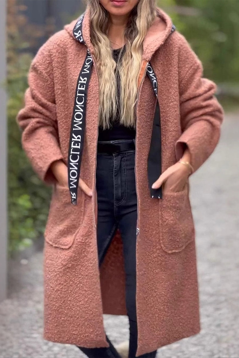 Valenzora | Lässige Patchwork-Kapuzenjacke mit Reißverschluss und Taschen - 6 Farben