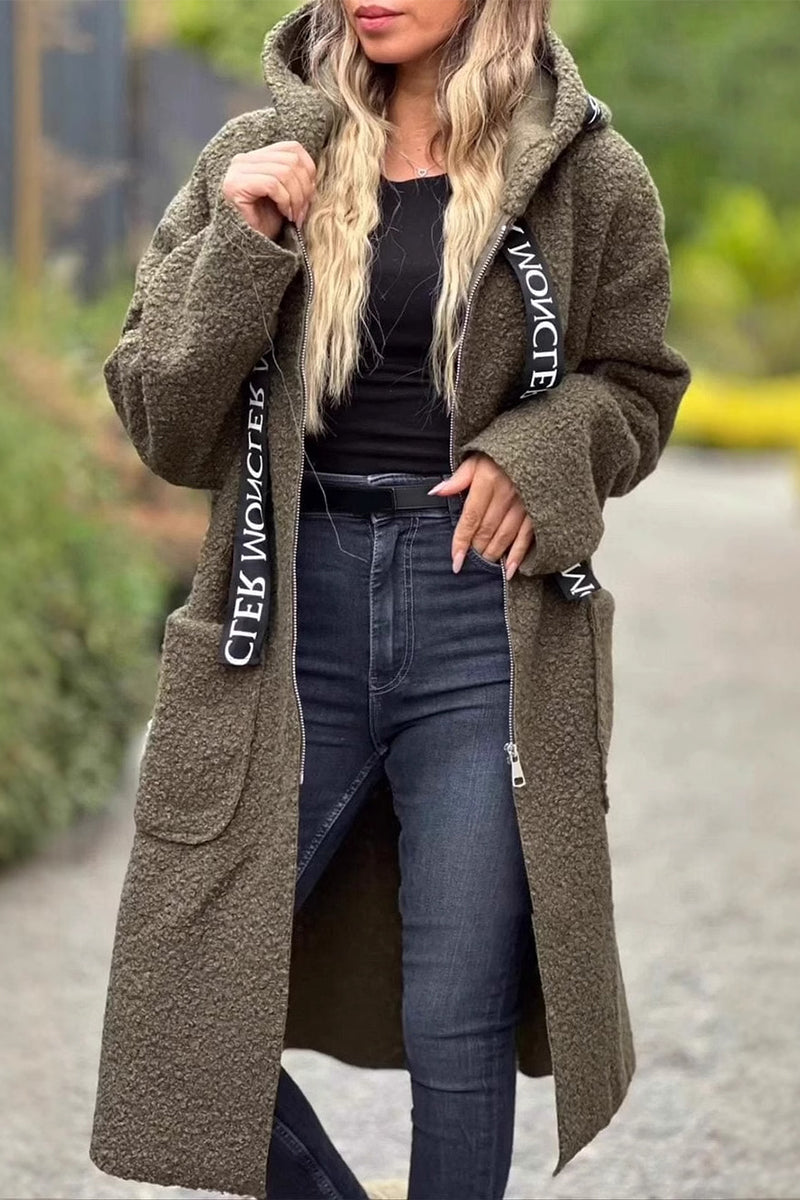 Valenzora | Lässige Patchwork-Kapuzenjacke mit Reißverschluss und Taschen - 6 Farben