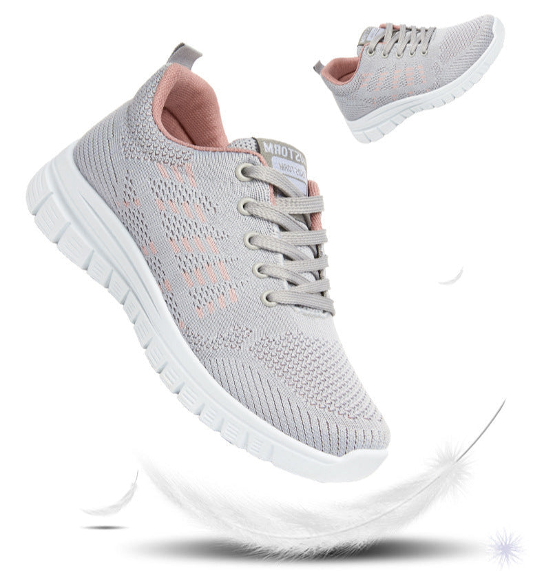 Valenzora | Breathable knitted running sneakers for women