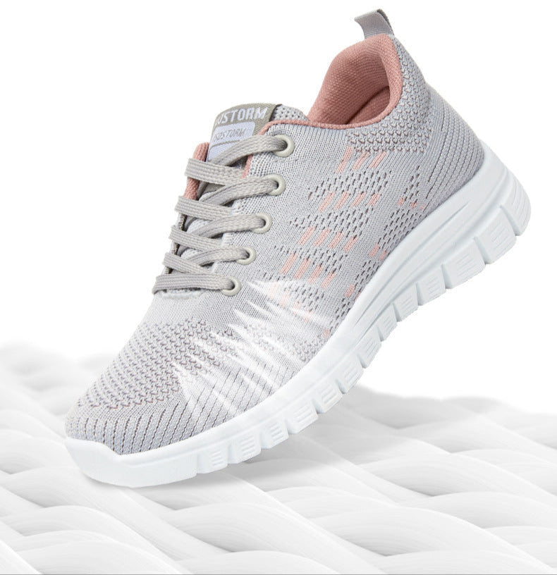 Valenzora | Breathable knitted running sneakers for women