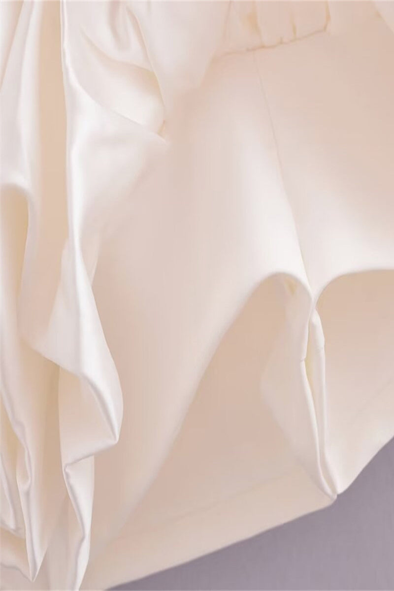 Valenzora | Sexy Ruffled O-Neck Sleeveless Dresses