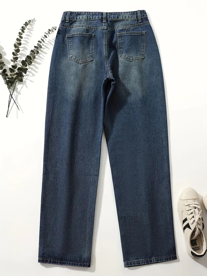 Valenzora | Loose-fitting denim jeans for women