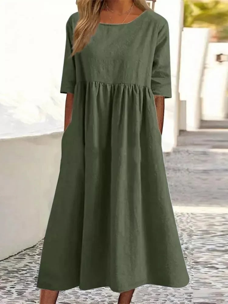 Valenzora | Elegant, comfortable cotton dress