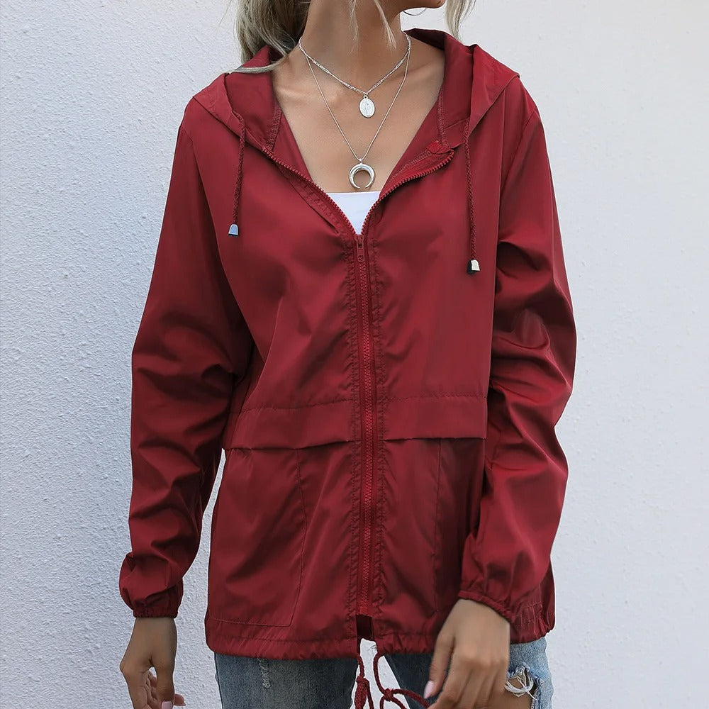 Valenzora | Leichter Windbreaker mit Kapuze