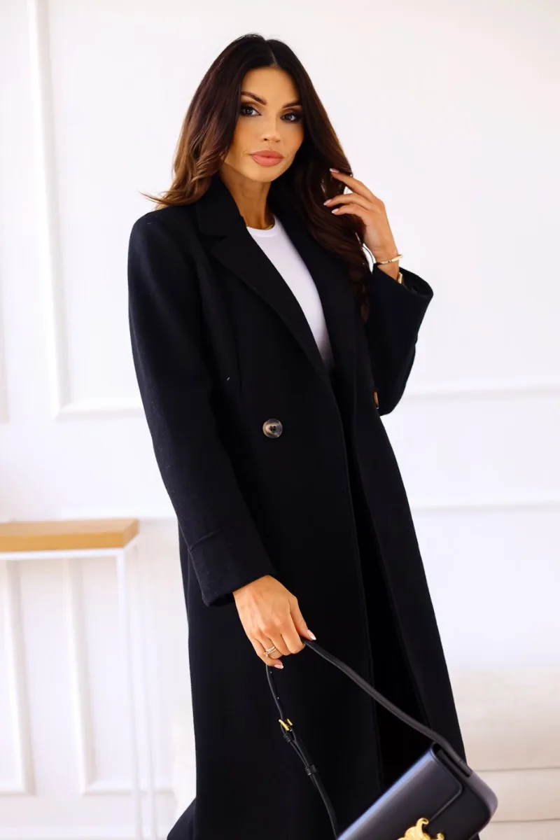 Valenzora | Classic long trench coat with