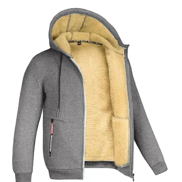 Valenzora | Kapuzenpullover mit Fleece-Futter und Reißverschluss