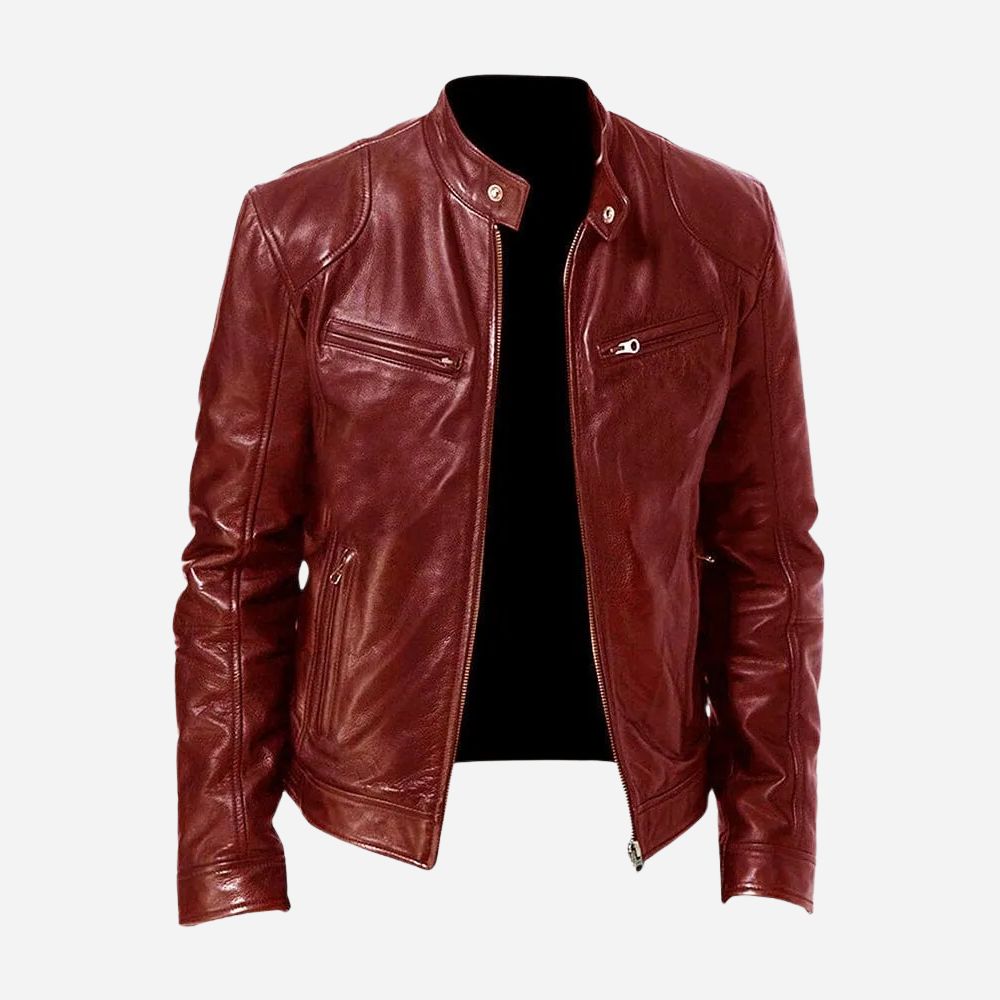 Valenzora | Stylish Moto Leather Jacket