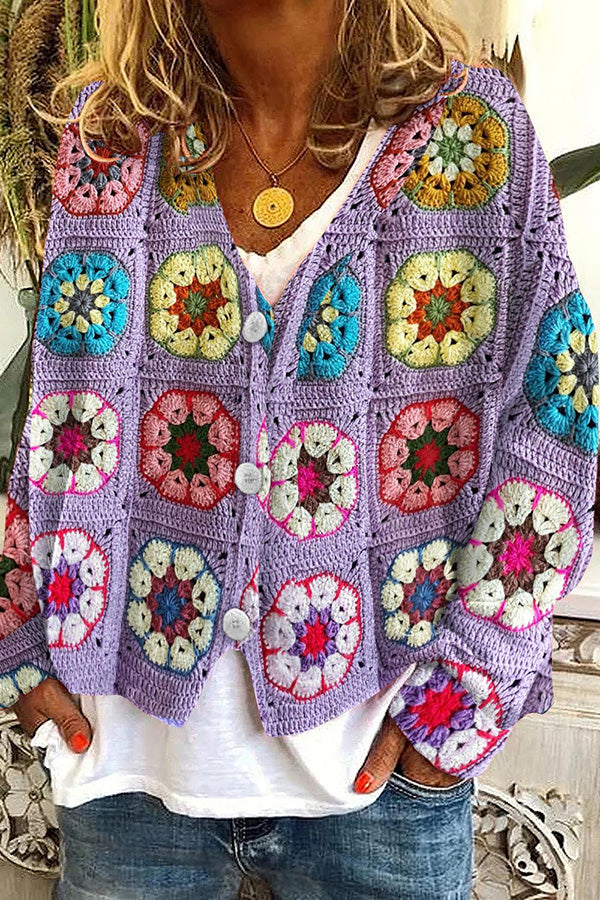 Valenzora | Bedruckte Boho-Weste im Vintage-Stil