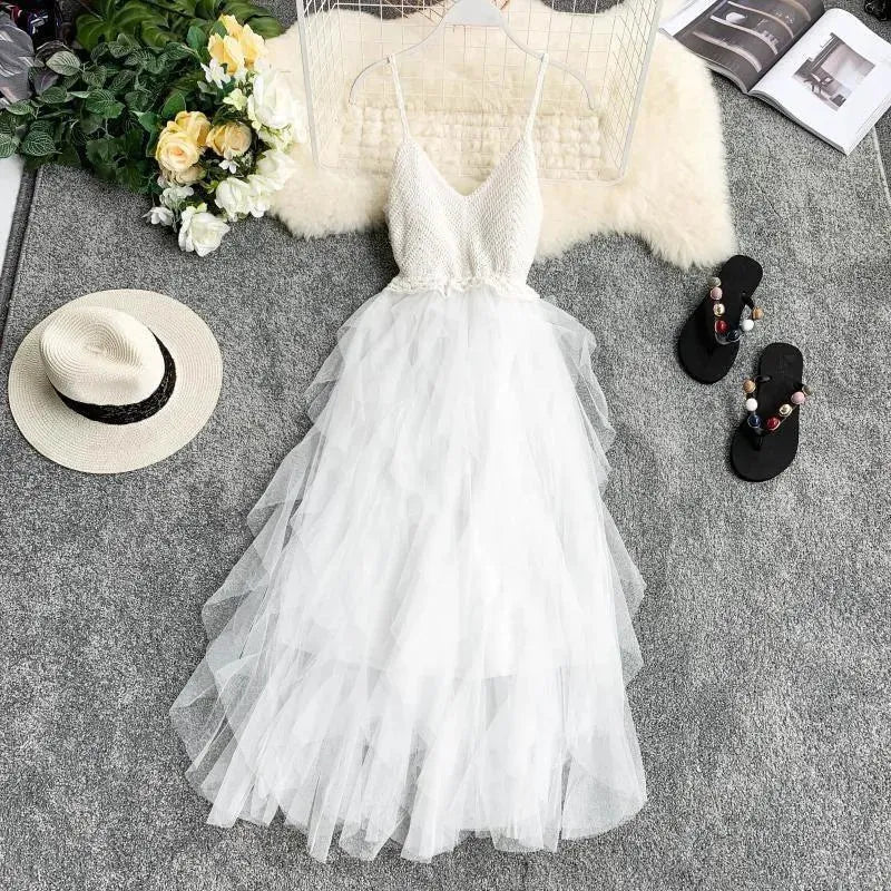 Valenzora | Dress made of mesh loop