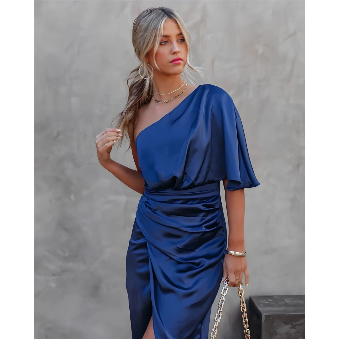 Valenzora | Mini Asymmetrical Dress for Wedding Guests for Women