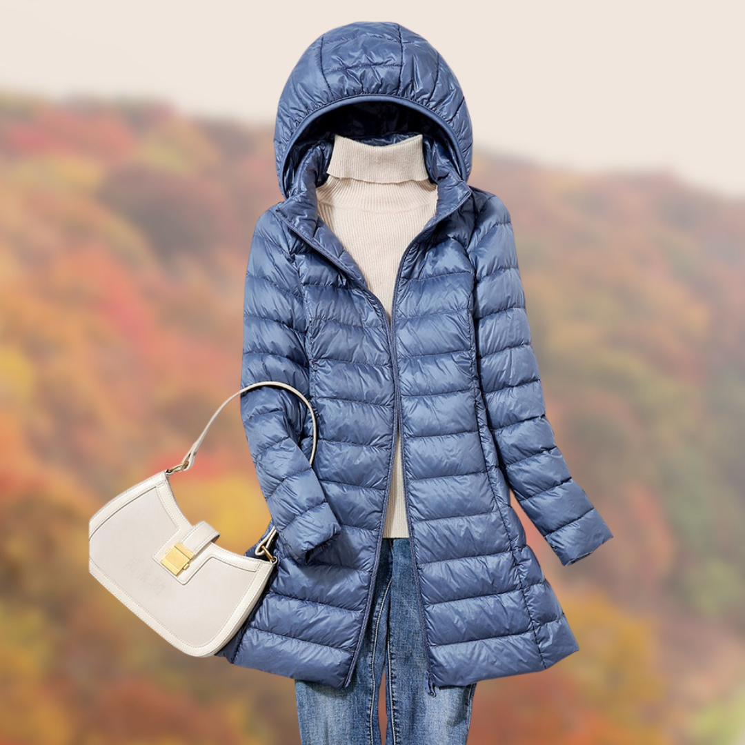 Valenzora Down Jacket | Ultralight Transitional Jacket for Women with Hood