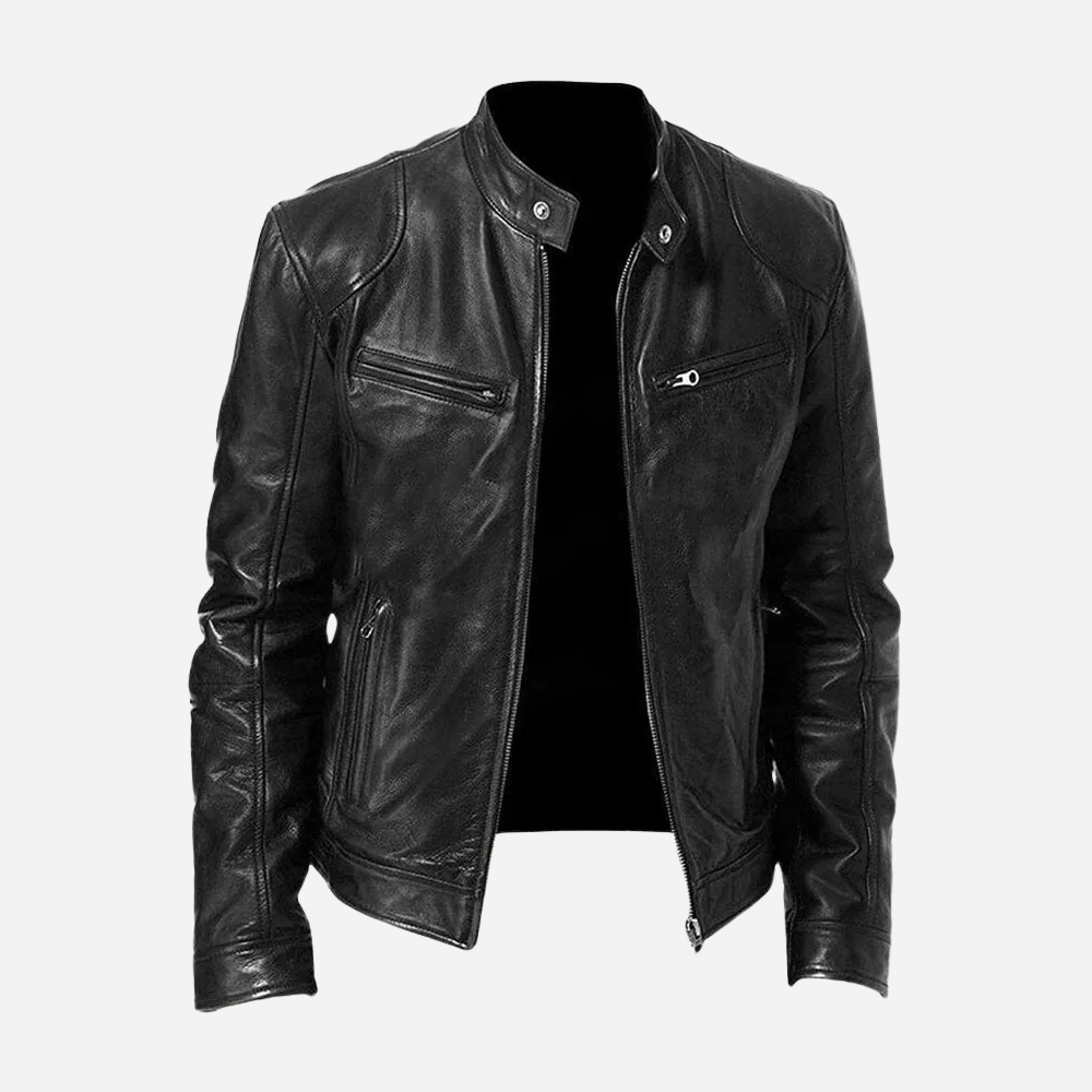 Valenzora | Stylish Moto Leather Jacket