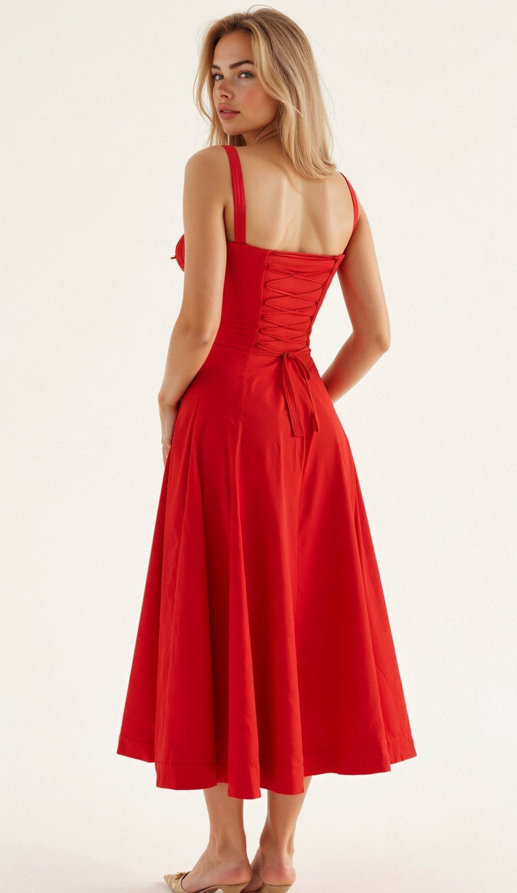 Valenzora | Geblümtes Midikleid für Damen