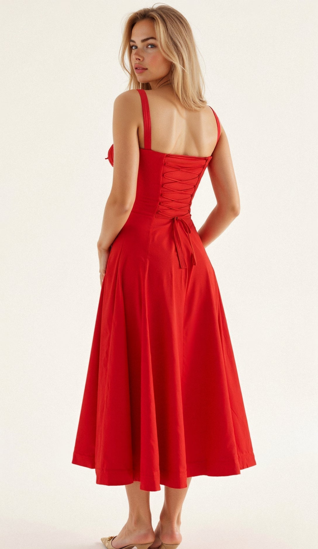 Valenzora | Geblümtes Midikleid für Damen
