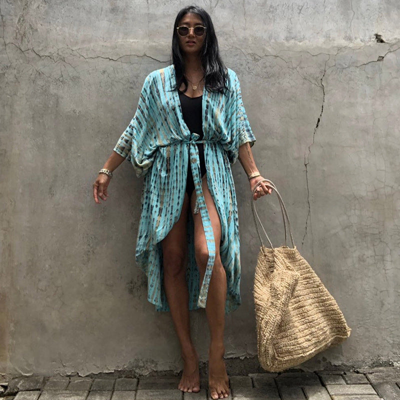 Valenzora | Glamouröses Strandkleid mit Sonnenschutz als Überwurf