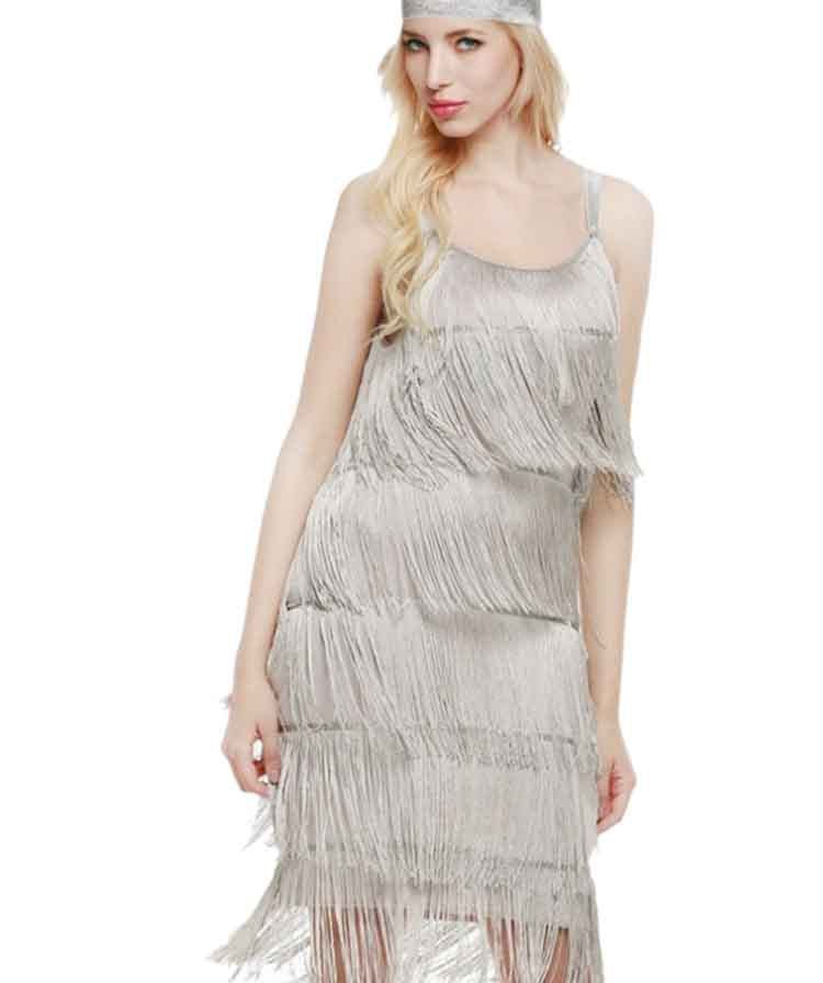 Valenzora | Von den 1920er Jahren inspiriertes Flapper-Midikleid