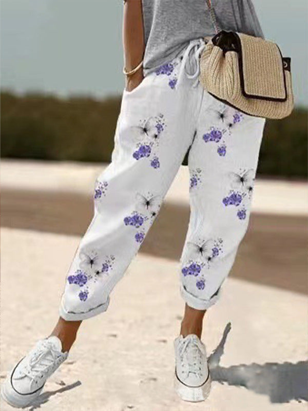 Valenzora | Casual Cotton Linen Trousers for Women