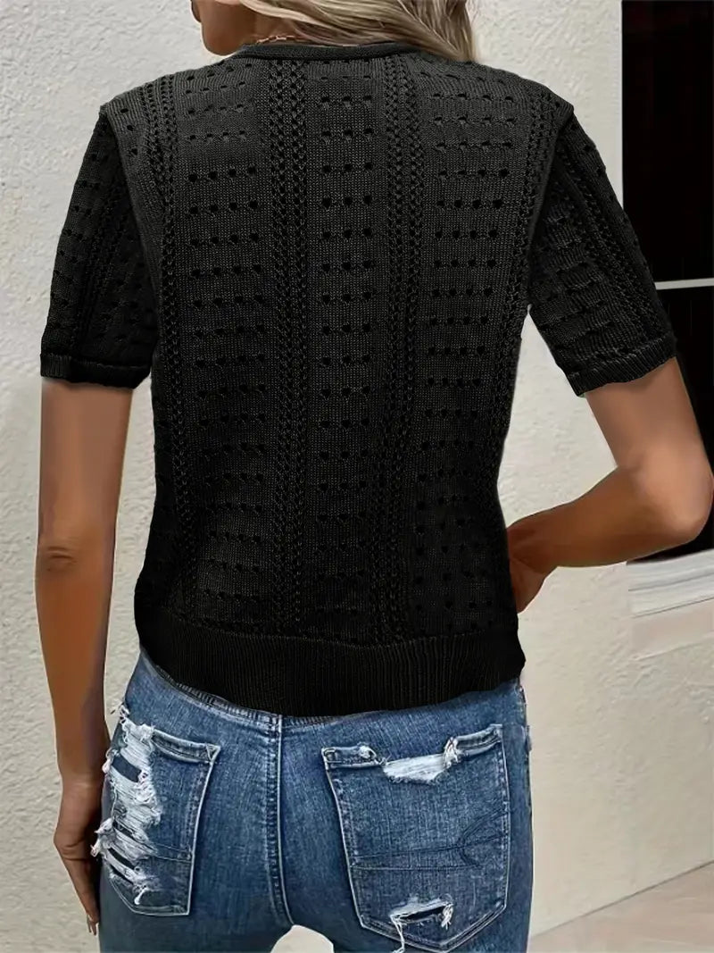 Valenzora | Vielseitiger Komfort, eleganter V-Ausschnitt Cardigan für Damen